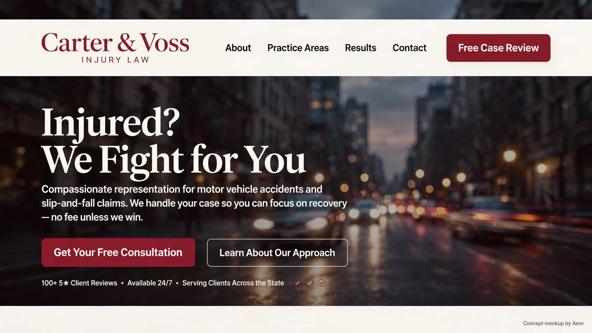 Carter Voss Mockup