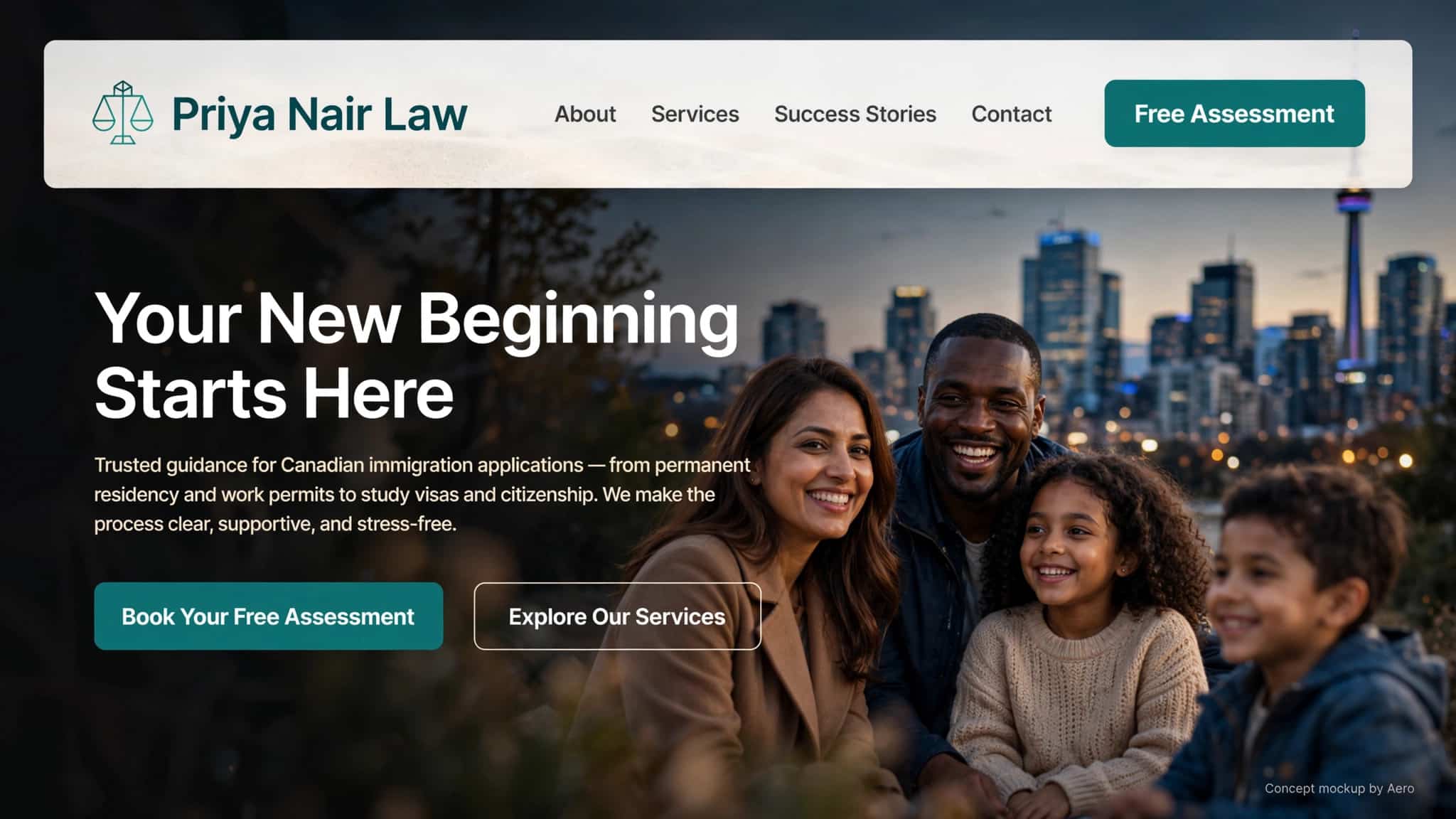 Priya Nair Law Mockup
